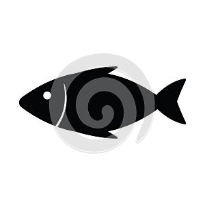 Fish icon isolated vector illustration
