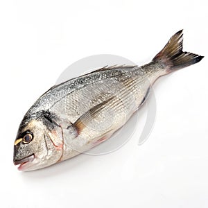 Fish isolated on white background photo