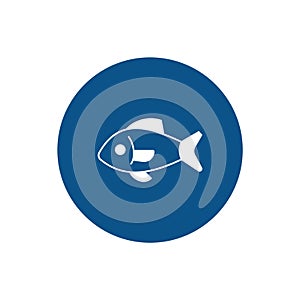 Fish jumping Vector Icon with trendy background colors that can easily edit or modify.