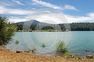 Fish lake in the south of Oregon, USA