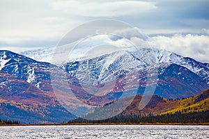 Fish Lake, Whitehorse, Yukon Fall Scenery