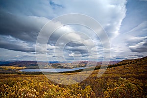 Fish Lake, Whitehorse, Yukon Fall Scenery