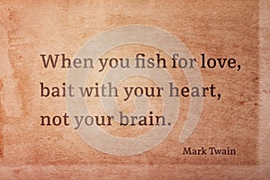 Fish for love Twain