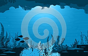 Fish Marine Animals Coral Reef Underwater Sea Ocean Illustration