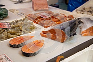 fish market chioggia and sottomarina city in the venetian lagoon near venice famous for its fishing ports