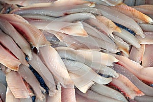 Fish Market - filleted fish photo