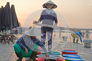 Fish market in Hoi An