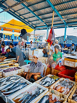 Fish market at Muara Angke, North of Jakarta