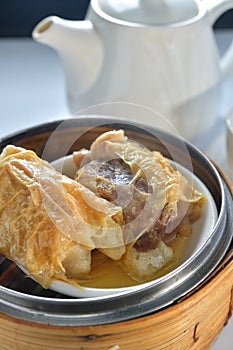 Fish maw wrap tofu sheet dim sim