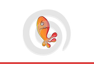 Fish Monster Disgusted.