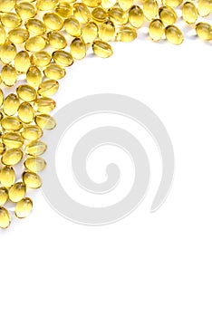 Fish oil capsule, Omega 3-6-9 fish oil yellow soft gels capsules