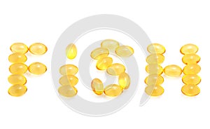 Fish oil capsules