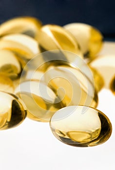 Fish oil capsules