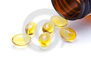 Fish oil capsules