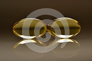 Fish oil capsules