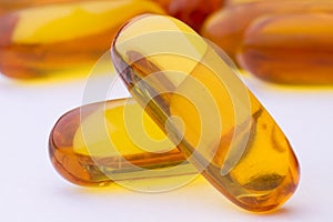 Fish oil health capsules