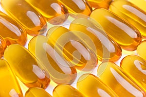 Fish oil health capsules