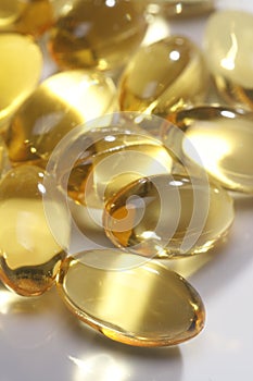 Fish oil health capsules