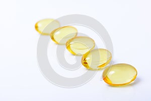 Fish oil nutritional supplement capsules