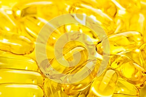 Fish oil omega 3 gel capsules