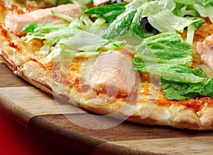 Fish Pizza Atlantic salmon