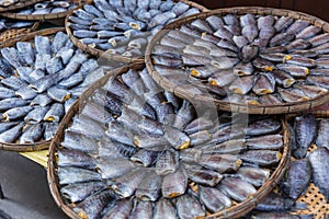 Fish preservation , Thai food dried Nile tilapia fish