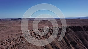 Fish River Canyon in Namibia. Grand Canyon in USA - Arizona, Nevada.