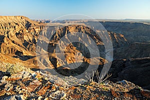 Fish River Canyon at sunset, Namibia