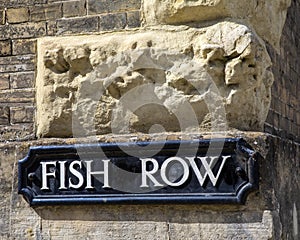 Fish Row in Salisbury, UK