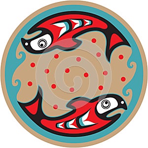 Fish - Salmon - Native American Style