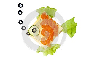 Fish sandwich for child