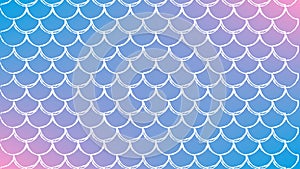 Fish scale and mermaid background