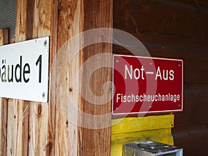 Fish scaring system in bavaria