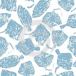 Fish seamless pattern. Vector color image background.