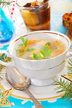 Fish soup for christmas