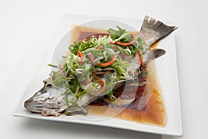 Fish in soy sauce