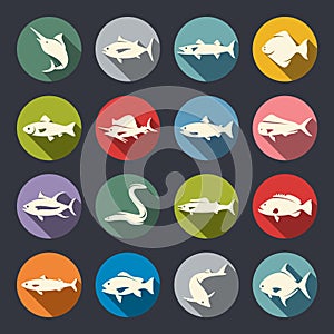 Fish species icons