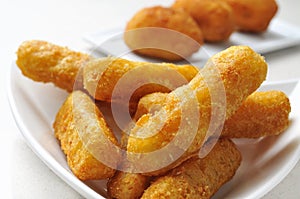 Fish sticks and croquettes