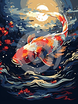 A Fish Swimming In Water