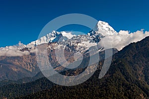 Fish tail mountain or also known as Machapuchare photo