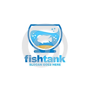 Fish tank logo design