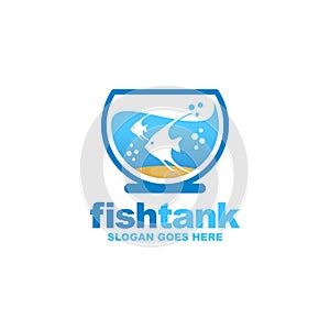 Fish tank logo design