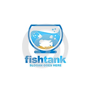 Fish tank logo design