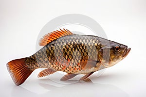 Fish on White Background