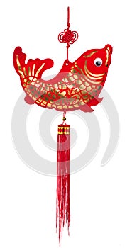 Fish wind chime the symbol wealth fengshui