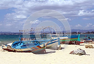 Fisher's boats - Tunisia.