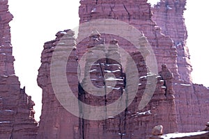 Corkscrew Formations at Fisher Towers photo
