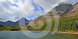 Fishercap Lake in Many Glacier photo