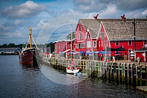 Fisheries Museum of the Atlantic, Lunenburg waterfront, Nova Scotia, Canada