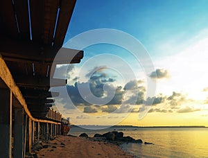 Fisherman on Boardwalk